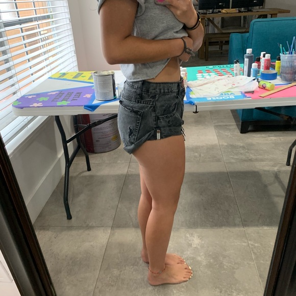 black one teaspoon shorts size 23 - Picture 2 of 2